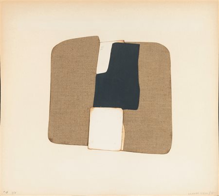 Conrad Marca-Relli 1913 Boston-2000 Parma Senza titolo, 1978 monotipo collage...