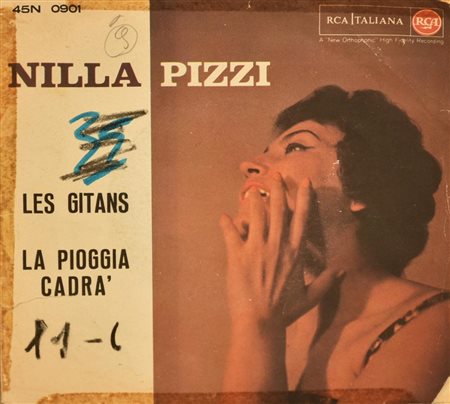 EP 45 GIRI Nilla Pizzi, - Les gitans - La pioggia cadra'