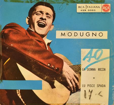 EP 45 GIRI Domenico Modugno, - La donna riccia - Lu pisce spada