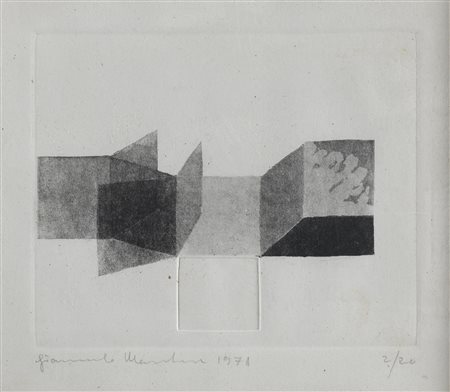 INCISIONE DI GIANCARLO MARCHESE, 1971