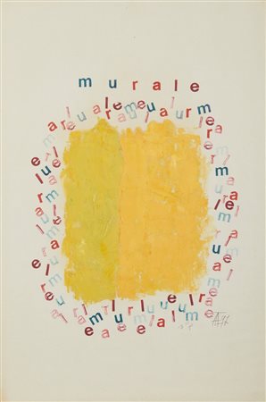 LORA - TOTINO ARRIGO (1928 - 2016) - MURALE, 1997.