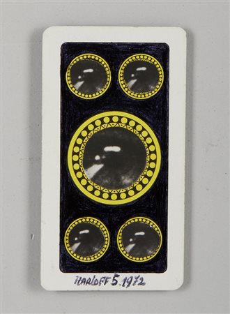 HARLOFF GUY (1933 - 1991) - CINQUE DI DENARI, 1972.