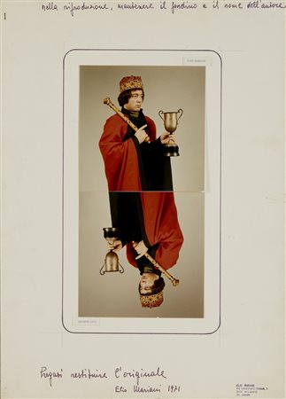 MARIANI ELIO (n. 1943) - RE DI COPPE, 1971.