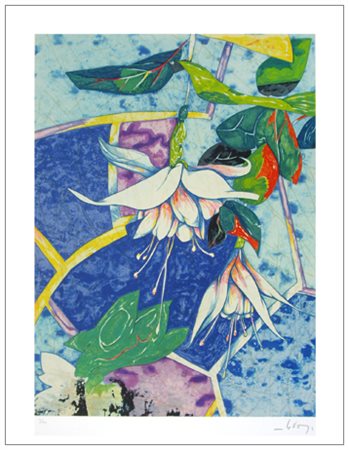 GIANNI DOVA Roma 1925 – Pisa 1991 Senza titolo Serigrafia a colori es.11/150....