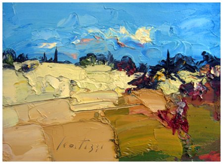 SERGIO SCATIZZI Gragnano 1918 – Firenze 2009 Senza titolo Olio su faesite...