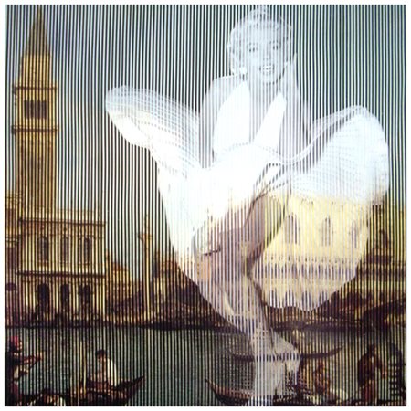 MALIPIERO Brescia 1934 Osmosi – Marilyn Monroe 2014 Collage su masonite 50 x...