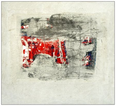 GIORGIO CELIBERTI Udine 1929 Immagine ricordata 1995/1997 Affresco e t.m. su...