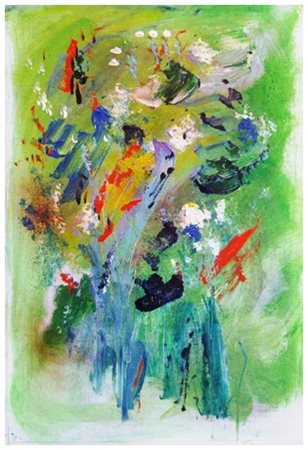 ERNESTO TRECCANI Milano 1920 – 2009 Senza titolo Olio e t.m. su tela 60 x 40....