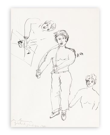 MIMMO GERMANÀ (1944-1992) - Giochi di prestigio, 1987