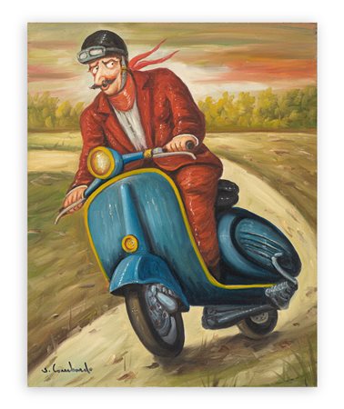 SALVO LOMBARDO (1948) - In Vespa