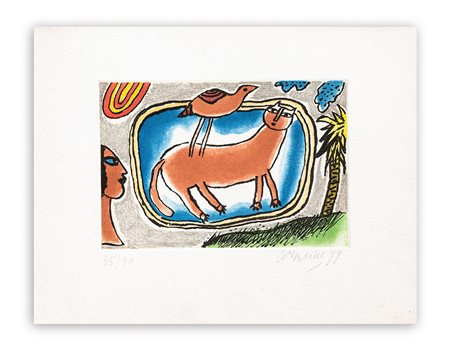 GUILLAUME CORNEILLE (1922-2010) - Senza Titolo, 1999