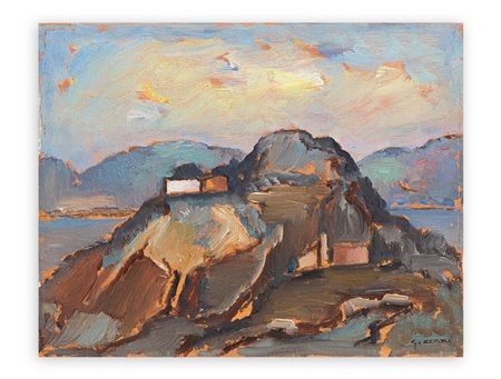 GIOVANNI CERRI (1969) - "Paesaggio sul Garda"