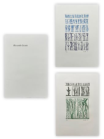 RICCARDO LICATA (1929-2014) - Lotto unico di 2 opere