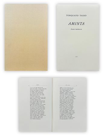 EDIZIONI D'ARTE (TORQUATO TASSO - AMINTA) - Torquato Tasso. Aminta. Favola boschereccia, 1967