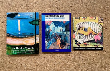 ESPRESSIONISMO TEDESCO E NORVEGESE - Lotto unico di 3 cataloghi