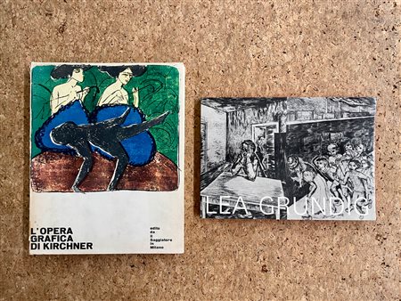 ERNST LUDWIG KIRCHNER E LEA GRUNDIG - Lotto unico di 2 cataloghi