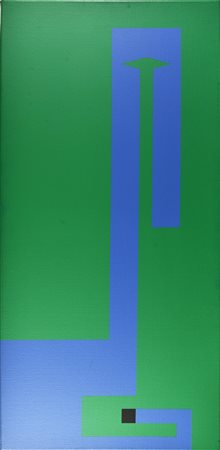 Bruno Munari (1907 - 1998) NEGATIVO POSITIVO, 1994 acrilico su tela, cm...