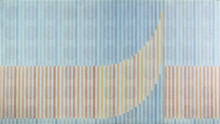 Carlo Nangeroni (1922 - 2018) COPPIE SCORREVOLI, 1979 acrilico su tela, cm...