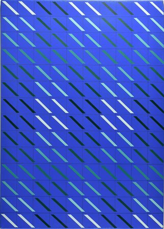 Walter Fusi (1924 - 2013) 01/76, 1976 olio su tela, cm 70x50 sul retro:...