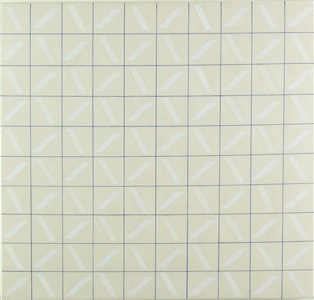 Walter Fusi (1924 - 2013) 06/74, 1974 olio su tela, cm 50x50 sul retro:...