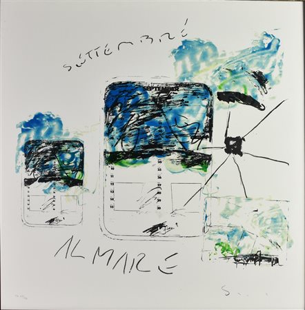 Mario Schifano (1934 - 1998) SETTEMBRE, 1988-89...