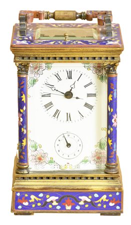 OROLOGIO OFFICIER IN OTTONE E SMALTI, RUSSIA, seconda metà XX secolo orologio...