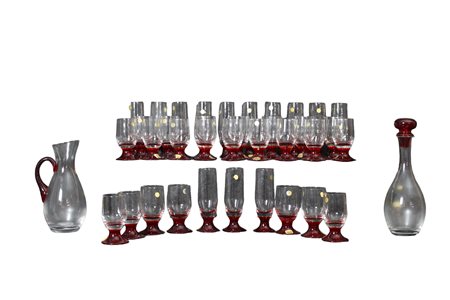 GRANDE SERVIZIO DI BICCHIERI