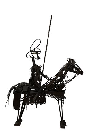 PARTICOLARE GRANDE SCULTURA BRUTALISTA