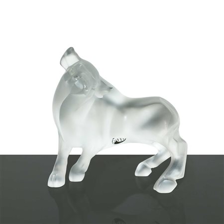Lalique France (1888)  - Toro in cristallo satinato