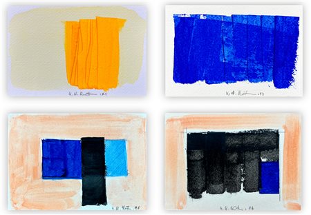 KARL HEINZ REISTER (1941) - Lotto unico di 4 opere