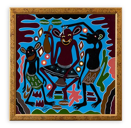 GEORGE LILANGA (1934-2005) - Senza Titolo