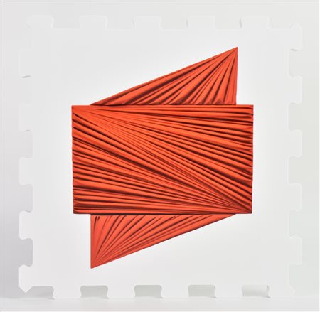 Umberto Mariani (1936) PIOMBO ROSSO stampa UV su FX high quality bianco, cm...