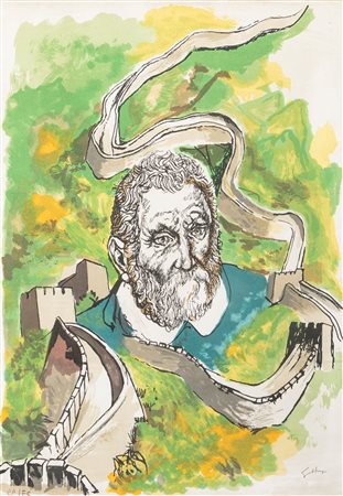 Renato Guttuso (Bagheria 1911-Roma 1987)  - Senza titolo