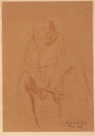 Pericle Fazzini (Grottammare 1913-Roma 1987)  - Senza titolo, 1959