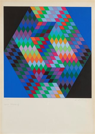 Victor Vasarely (Pécs 1906-Parigi 1997)  - Senza titolo