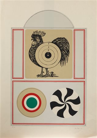 Lucio Del Pezzo (Napoli 1933-Milano 2020)  - Senza titolo, 1965