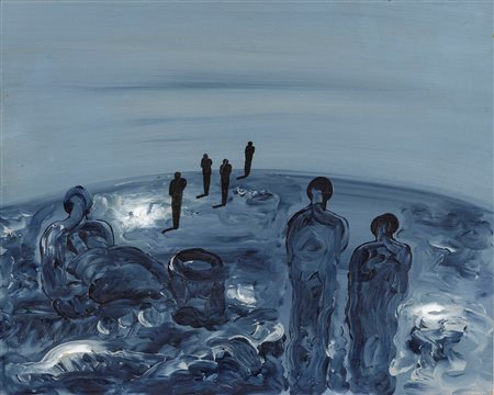 Mafonso (Frattaminore (NA) 1948-Caserta 2019)  - Vanno tutti verso il nulla..., 1997