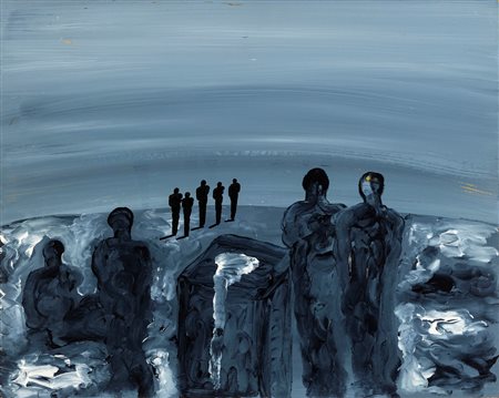 Mafonso (Frattaminore (NA) 1948-Caserta 2019)  - Vanno tutti verso il nulla..., 1998