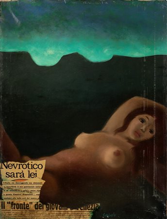 Gianpaolo  Lazzaro (Padova 1911-Milano 1977)  - Senza titolo, 1973