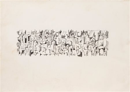 Tullio Pericoli (Colli del Tronto 1936)  - Senza titolo, 1966