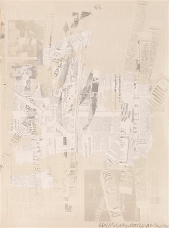 Robert Rauschenberg (Port Arthur 1925-Captiva Island 2008)  - Hommage à Picasso, 1973