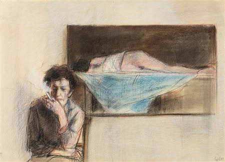 Giovanni Cappelli (Cesena 1923-Bogliaco (BS) 1994)  - Senza titolo, 1981