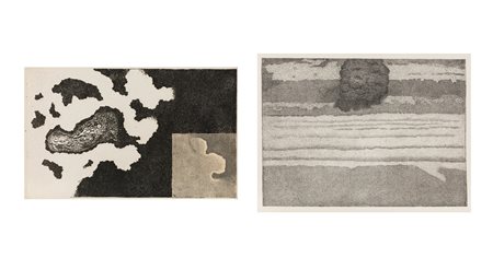 Mario Chianese (Genova 1928-Novi Ligure 2020)  - lotto di 02 acqueforti (a;b)