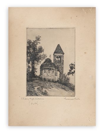 CARLO CASANOVA (1871-1950) - S. Pietro. Rogolo, Valtellina