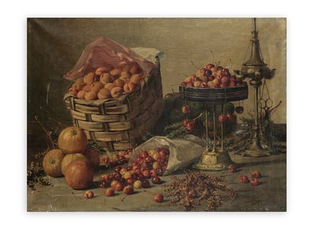 RUGGERO MENEGHINI (1866-1938) - Senza Titolo (Natura morta), 1927