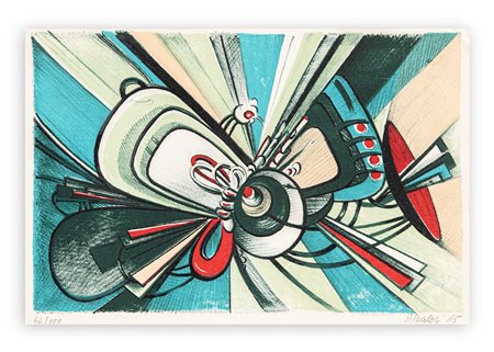 VENINO NALDI (1928-1966) - Senza Titolo, 1964