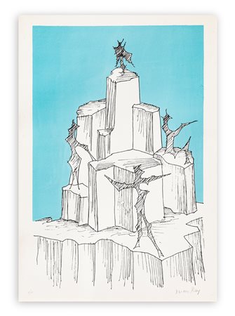 MAN RAY (1890-1976) - La montagna di ghiaccio, 1970