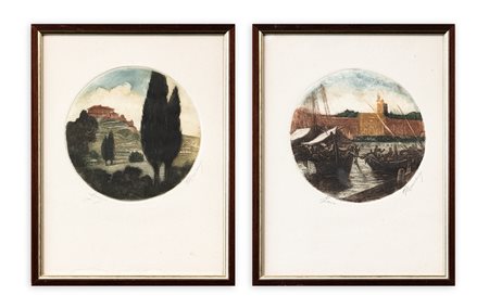 FEDERICO MARIONI (1866-1938) - Lotto unico di 2 opere