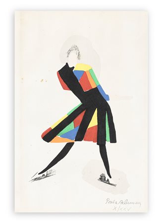 SONIA DELAUNAY - Senza Titolo (Tableaux vivants), 1969