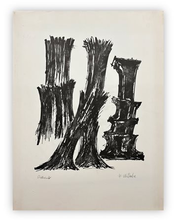 FRITZ WOTRUBA (1907-1975) - Senza Titolo